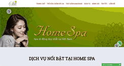 Desktop Screenshot of homespa.vn